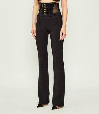 Elisabetta Franchi - Spodnie damskie jesienne ze sklepu: Gomez Fashion Store w kategorii: Spodnie damskie - zdjęcie 874714-BD9-10338_EF255W000030110
