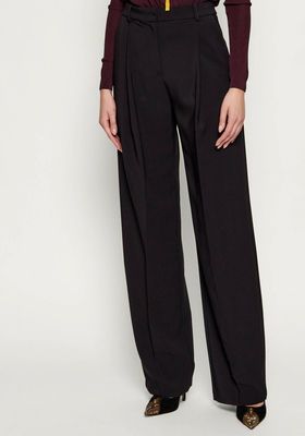 Spodnie damskie retro Elisabetta Franchi ze sklepu: Gomez Fashion Store w kategorii: Spodnie damskie - zdjęcie 874714-BD9-10338_EF255W000055110