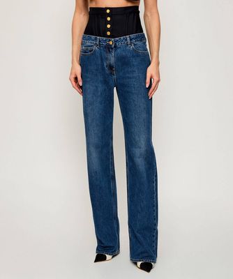 Elisabetta Franchi - Jeansy damskie ze sklepu: Gomez Fashion Store w kategorii: Jeansy damskie - zdjęcie 874714-BD9-10338_EF255W000058A67