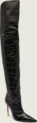 Kozaki damskie zimowe Elisabetta Franchi ze sklepu: Gomez Fashion Store w kategorii: Kozaki damskie - zdjęcie 874714-BD9-10338_EF255W000059110
