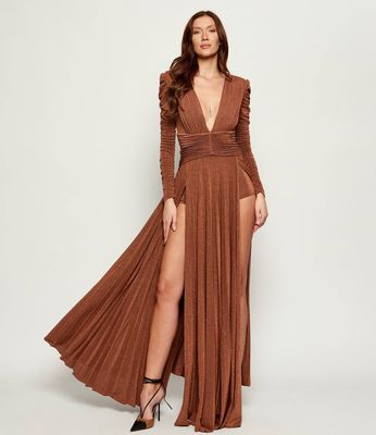 Sukienka zimowa Elisabetta Franchi ze sklepu: Gomez Fashion Store w kategorii: Sukienki - zdjęcie 874714-BD9-10338_EF255W000060A48