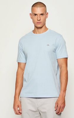 T-shirt męski letni Gant ze sklepu: Gomez Fashion Store w kategorii: T-shirty męskie - zdjęcie 874714-BD9-10338_GA255M000021457