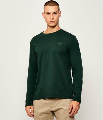 Gant - T-shirt męski na wiosnę casual ze sklepu: Gomez Fashion Store w kategorii: T-shirty męskie - zdjęcie 874714-BD9-10338_GA255M000026374