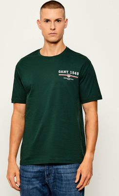 Gant - T-shirt męski na wiosnę ze sklepu: Gomez Fashion Store w kategorii: T-shirty męskie - zdjęcie 874714-BD9-10338_GA255M000038374