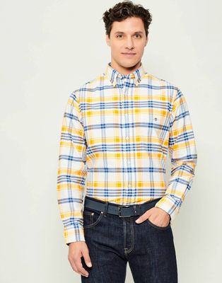 Gant - Koszula męska jesienna z klasycznym kołnierzykiem ze sklepu: Gomez Fashion Store w kategorii: Koszule męskie - zdjęcie 874714-BD9-10338_GA255M000049751