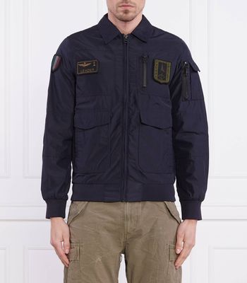 Kurtka męska na jesień Aeronautica Militare ze sklepu: Gomez Fashion Store w kategorii: Kurtki męskie - zdjęcie 874714-BD9-10338_AM232M000039151