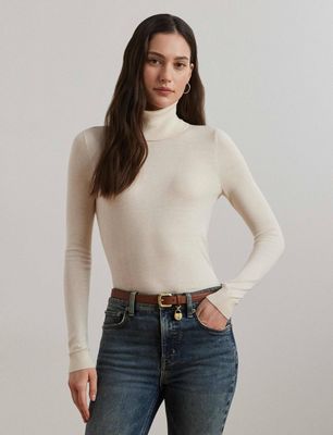 Sweter damski na zimę LAUREN RALPH LAUREN ze sklepu: Gomez Fashion Store w kategorii: Swetry damskie - zdjęcie 874714-BD9-10338_RL255W000019FK5