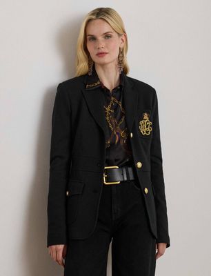Marynarka elegancki LAUREN RALPH LAUREN ze sklepu: Gomez Fashion Store w kategorii: Marynarki damskie - zdjęcie 874714-BD9-10338_RL255W000030B90