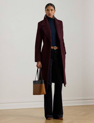 Płaszcz damski casual na jesień LAUREN RALPH LAUREN ze sklepu: Gomez Fashion Store w kategorii: Płaszcze damskie - zdjęcie 874714-BD9-10338_RL255W00004218S