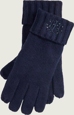 Rękawiczki LAUREN RALPH LAUREN ze sklepu: Gomez Fashion Store w kategorii: Rękawiczki damskie - zdjęcie 874714-BD9-10338_RL255W000090I72