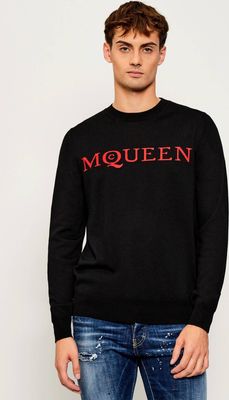 Sweter męski na zimę w stylu młodzieżowym Alexander McQueen ze sklepu: Gomez Fashion Store w kategorii: Swetry męskie - zdjęcie 874714-BD9-10338_AQ255M000001177