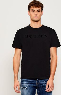 Alexander McQueen - T-shirt męski casualowy na wiosnę ze sklepu: Gomez Fashion Store w kategorii: T-shirty męskie - zdjęcie 874714-BD9-10338_AQ255M000007143