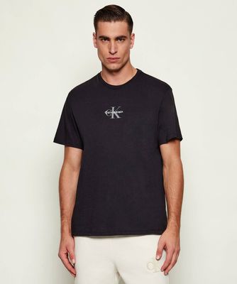 Calvin Klein Jeans - T-shirt męski wiosenny ze sklepu: Gomez Fashion Store w kategorii: T-shirty męskie - zdjęcie 874714-BD9-10338_CJ261M000006C64