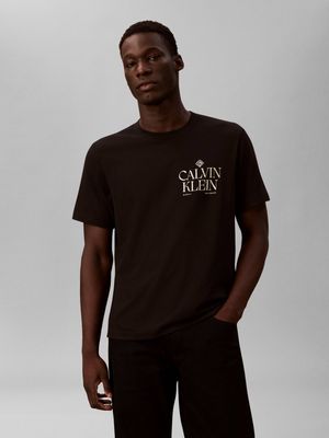 T-shirt męski wiosenny Calvin Klein Jeans ze sklepu: Gomez Fashion Store w kategorii: T-shirty męskie - zdjęcie 874714-BD9-10338_CJ261M000012C64