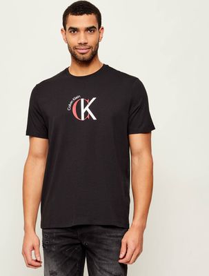 Calvin Klein Jeans - T-shirt męski na wiosnę ze sklepu: Gomez Fashion Store w kategorii: T-shirty męskie - zdjęcie 874714-BD9-10338_CJ261M000015C64