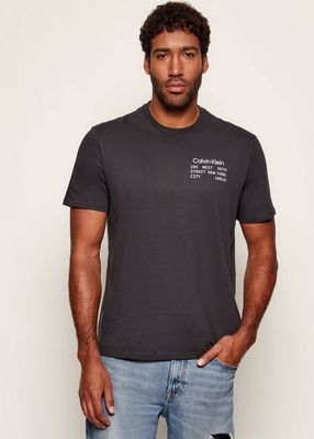 T-shirt męski Calvin Klein Jeans ze sklepu: Gomez Fashion Store w kategorii: T-shirty męskie - zdjęcie 874714-BD9-10338_CJ261M000016Z07