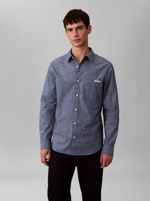 Calvin Klein Jeans - Koszula męska na wiosnę ze sklepu: Gomez Fashion Store w kategorii: Koszule męskie - zdjęcie 874714-BD9-10338_CJ261M000030Z28