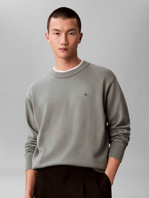 Sweter męski Calvin Klein Jeans ze sklepu: Gomez Fashion Store w kategorii: Swetry męskie - zdjęcie 874714-BD9-10338_CJ261M000031Z29