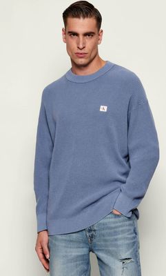 Sweter męski na zimę wiosenny Calvin Klein Jeans ze sklepu: Gomez Fashion Store w kategorii: Swetry męskie - zdjęcie 874714-BD9-10338_CJ261M000032Z30