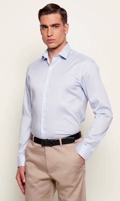 Calvin Klein - Koszula męska z klasycznym kołnierzykiem ze sklepu: Gomez Fashion Store w kategorii: Koszule męskie - zdjęcie 874714-BD9-10338_CK261M000007F03