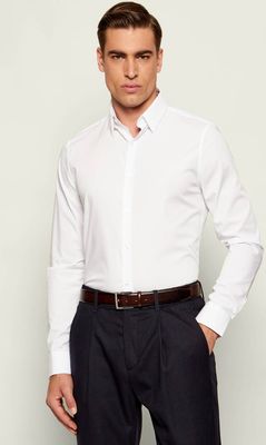 Calvin Klein - Koszula męska z klasycznym kołnierzykiem ze sklepu: Gomez Fashion Store w kategorii: Koszule męskie - zdjęcie 874714-BD9-10338_CK261M000022E62