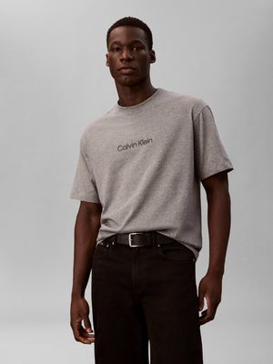T-shirt męski na wiosnę Calvin Klein ze sklepu: Gomez Fashion Store w kategorii: T-shirty męskie - zdjęcie 874714-BD9-10338_CK261M000041D64