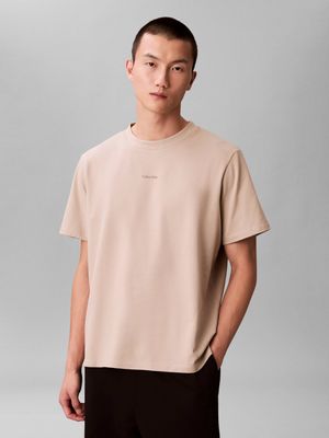 T-shirt męski casual Calvin Klein ze sklepu: Gomez Fashion Store w kategorii: T-shirty męskie - zdjęcie 874714-BD9-10338_CK261M000044F24