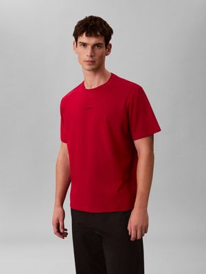 Calvin Klein - T-shirt męski wiosenny ze sklepu: Gomez Fashion Store w kategorii: T-shirty męskie - zdjęcie 874714-BD9-10338_CK261M000044F28