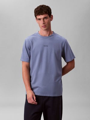 Calvin Klein - T-shirt męski na wiosnę casual ze sklepu: Gomez Fashion Store w kategorii: T-shirty męskie - zdjęcie 874714-BD9-10338_CK261M000044F25