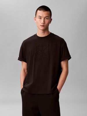 Calvin Klein - T-shirt męski w stylu młodzieżowym ze sklepu: Gomez Fashion Store w kategorii: T-shirty męskie - zdjęcie 874714-BD9-10338_CK261M000047544