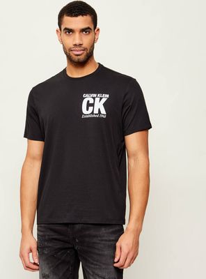 T-shirt męski na wiosnę Calvin Klein ze sklepu: Gomez Fashion Store w kategorii: T-shirty męskie - zdjęcie 874714-BD9-10338_CK261M000048544