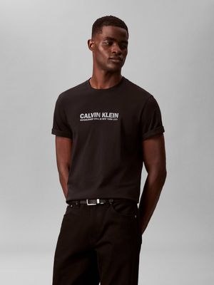 T-shirt męski wiosenny Calvin Klein ze sklepu: Gomez Fashion Store w kategorii: T-shirty męskie - zdjęcie 874714-BD9-10338_CK261M000049544