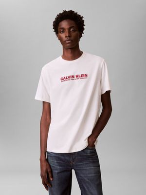 T-shirt męski wiosenny Calvin Klein ze sklepu: Gomez Fashion Store w kategorii: T-shirty męskie - zdjęcie 874714-BD9-10338_CK261M000049F31