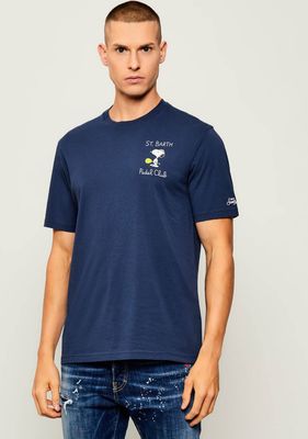 T-shirt męski wiosenny ST.Barth ze sklepu: Gomez Fashion Store w kategorii: T-shirty męskie - zdjęcie 874714-BD9-10338_SB255M000002231
