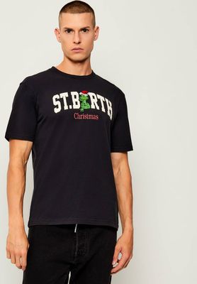 T-shirt męski młodzieżowy na wiosnę ST.Barth ze sklepu: Gomez Fashion Store w kategorii: T-shirty męskie - zdjęcie 874714-BD9-10338_SB255M000004237