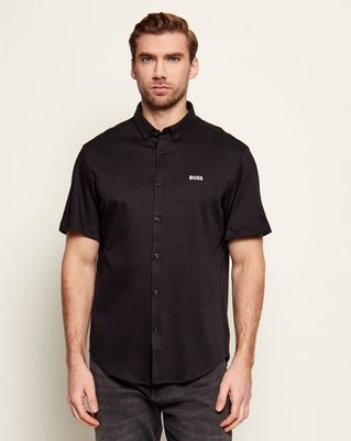 Koszula męska na wiosnę BOSS GREEN ze sklepu: Gomez Fashion Store w kategorii: Koszule męskie - zdjęcie 874714-BD9-10338_BG261M000001002