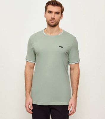 T-shirt męski casual BOSS GREEN ze sklepu: Gomez Fashion Store w kategorii: T-shirty męskie - zdjęcie 874714-BD9-10338_BG261M000005359