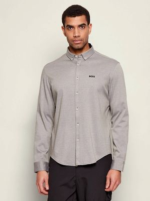 Koszula męska wiosenna BOSS GREEN ze sklepu: Gomez Fashion Store w kategorii: Koszule męskie - zdjęcie 874714-BD9-10338_BG261M000018257