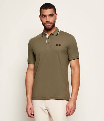 T-shirt męski casualowy BOSS GREEN ze sklepu: Gomez Fashion Store w kategorii: T-shirty męskie - zdjęcie 874714-BD9-10338_BG261M000023257