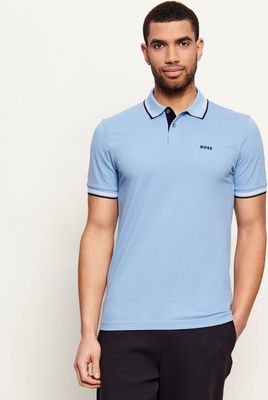 T-shirt męski casual na wiosnę BOSS GREEN ze sklepu: Gomez Fashion Store w kategorii: T-shirty męskie - zdjęcie 874714-BD9-10338_BG261M000024469