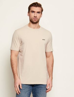 T-shirt męski casual na wiosnę BOSS GREEN ze sklepu: Gomez Fashion Store w kategorii: T-shirty męskie - zdjęcie 874714-BD9-10338_BG261M000003275