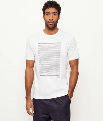 T-shirt męski na wiosnę BOSS GREEN ze sklepu: Gomez Fashion Store w kategorii: T-shirty męskie - zdjęcie 874714-BD9-10338_BG261M000039100