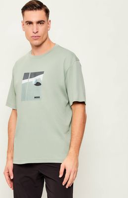 T-shirt męski BOSS GREEN ze sklepu: Gomez Fashion Store w kategorii: T-shirty męskie - zdjęcie 874714-BD9-10338_BG261M000040357