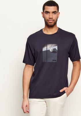 T-shirt męski BOSS GREEN ze sklepu: Gomez Fashion Store w kategorii: T-shirty męskie - zdjęcie 874714-BD9-10338_BG261M000040402