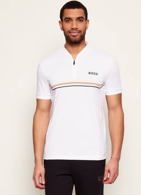 T-shirt męski casual na wiosnę BOSS GREEN ze sklepu: Gomez Fashion Store w kategorii: T-shirty męskie - zdjęcie 874714-BD9-10338_BG261M000048100