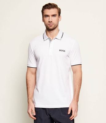 BOSS GREEN - T-shirt męski casual ze sklepu: Gomez Fashion Store w kategorii: T-shirty męskie - zdjęcie 874714-BD9-10338_BG261M000059100