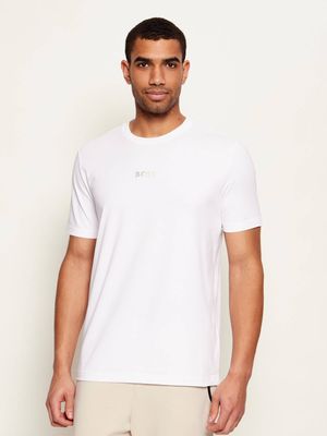 BOSS GREEN - T-shirt męski casual ze sklepu: Gomez Fashion Store w kategorii: T-shirty męskie - zdjęcie 874714-BD9-10338_BG261M000068100
