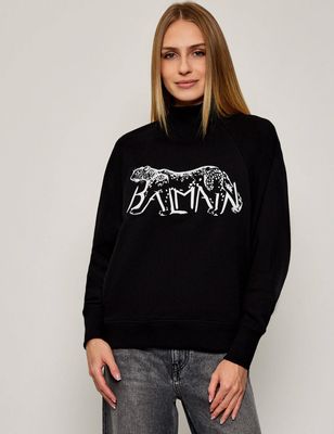 BALMAIN - Bluza damska jesienna ze sklepu: Gomez Fashion Store w kategorii: Bluzy damskie - zdjęcie 874714-BD9-10338_BA255W000004015