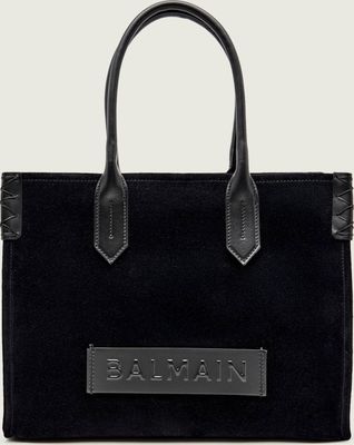 Shopper bag w stylu glamour BALMAIN ze sklepu: Gomez Fashion Store w kategorii: Torby Shopper bag - zdjęcie 874714-BD9-10338_BA255W000011014