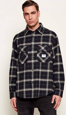Koszula męska z klasycznym kołnierzykiem casual Hugo Blue ze sklepu: Gomez Fashion Store w kategorii: Koszule męskie - zdjęcie 874714-BD9-10338_BJ261M000004001